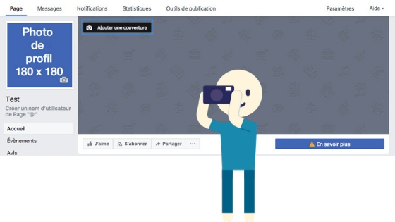 Ajouter une photo de profil à sa page Facebook entreprise