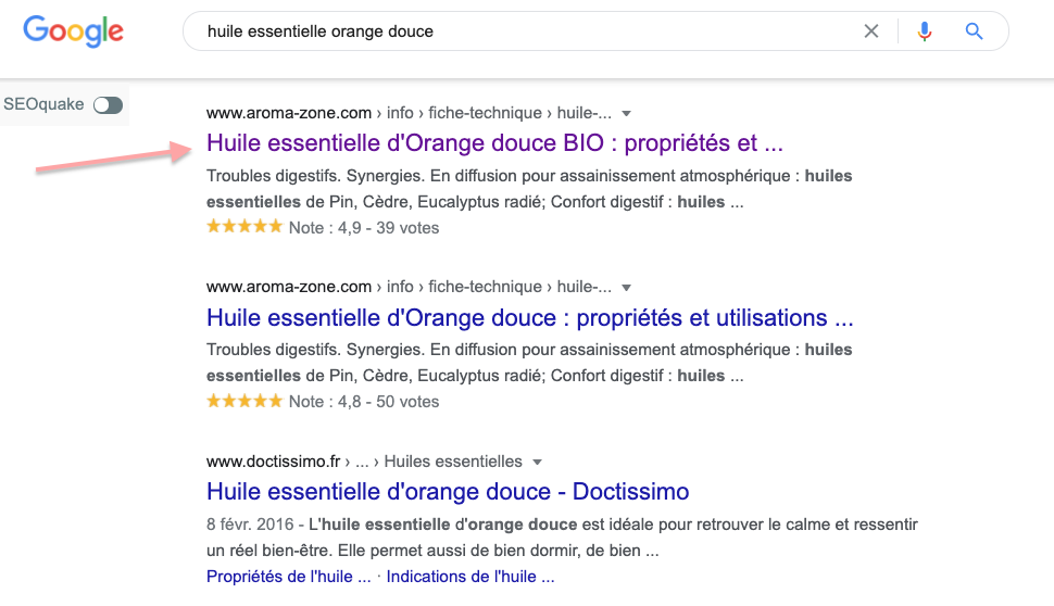 penser SEO pour se différencier des concurrents sur internet