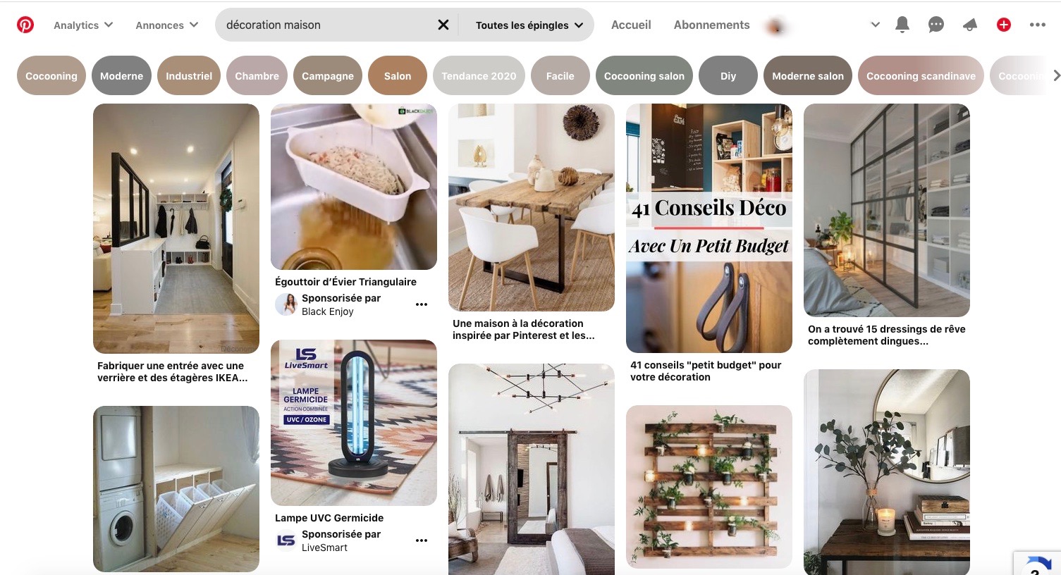 Pinterest est un moteur de recherche, comme Google ou Yahoo