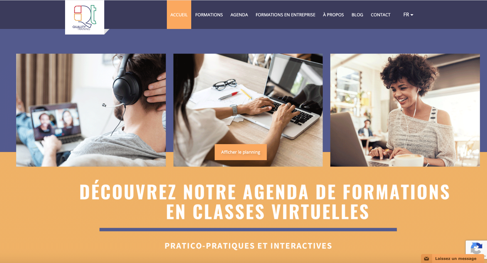 BETTERWEB a travaillé pour Quality Training